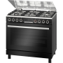 FOGÃO BOSCH 90CM GAS SERIE 6 FORNO GAS PRETO