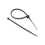 3,6X150 BLACK SELF LOCKING NYLON CABLE TIE ( 100PCS IN ONE BAG )