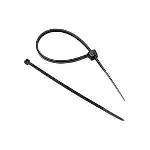 3,6X150 BLACK SELF LOCKING NYLON CABLE TIE ( 100PCS IN ONE BAG )
