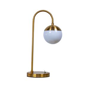 Abajur De Mesa Dourado E27 1x60w