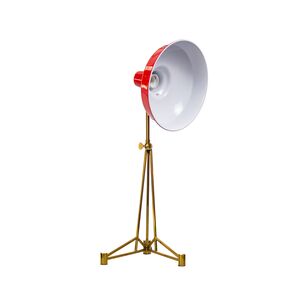 Abajur De Mesa Milano Vermelho E27 1x60w