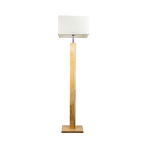 Abajur De Piso Madeira E27 1x60w