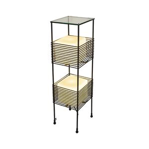 Abajur De Piso Preto E27 2x40w