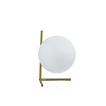 Abajur Dourado De Mesa E27 1x60w