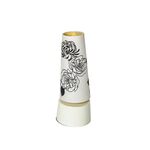 Abajur Floral Branco E27