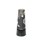 Abajur Floral Preto E27 1x40w
