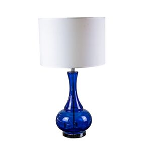 Abajur Mesa Azul D14xH26  E27 1x60w