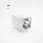APLIQUE DE PAREDE 18W 3EM1 BRANCO-QUAD IP65.ZAGREB-2D