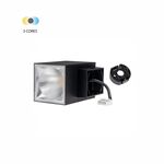 APLIQUE DE PAREDE 18W 3EM1 PRETO-QUAD IP65.ZAGREB-2D
