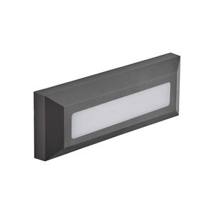 APLIQUE DE PAREDE 4W SMD-3EM1-IP65 PRETO LUCIA-F3