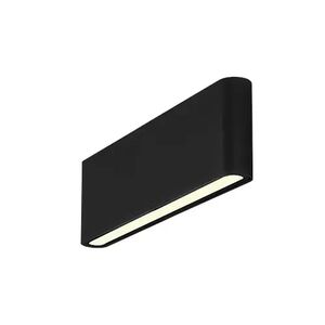 APLIQUE DE PAREDE 6W SMD-3EM1-IP65-PRETO LUCIA-E1