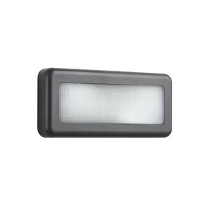 APLIQUE DE PAREDE 6W SMD-3EM1-IP65 PRETO LUCIA-F1