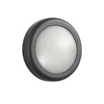 APLIQUE DE PAREDE 6W SMD-3EM1-IP65 PRETO LUCIA-R1