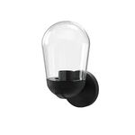 APLIQUE DE PAREDE E27 MAX 60W IP44 PRETO LUCIA-B1