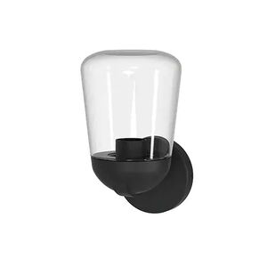 APLIQUE DE PAREDE E27 MAX 60W IP44 PRETO LUCIA-B2