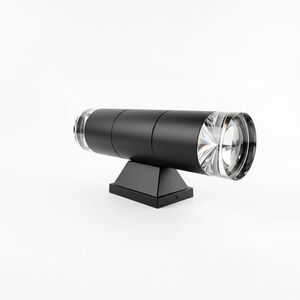 APLIQUE DE PAREDE GU10 PRETO Alumínio IP54