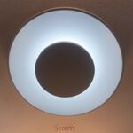 Aplique de parede LED circular “Eclipsis”12W 3EM1-Branco-IP65-PUNTO
