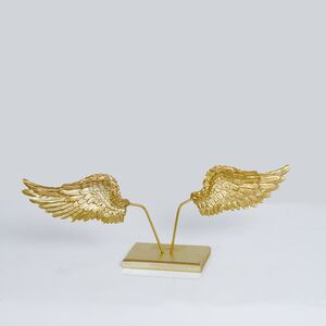 Asa De Anjo Decorativo Dourado