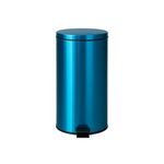 Balde de Lixo com Pedal Aço Inoxidável 30L