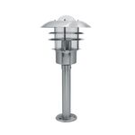 BALIZ JARDIM 450MM 60W E27 IP44 NIQUEL