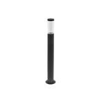 BALIZ JARDIM  60W 98x60x900mm GU10 IP44 PRETO RIGBA-90