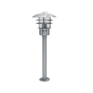 BALIZ JARDIM 800MM 60W E27 IP44 NIQUEL
