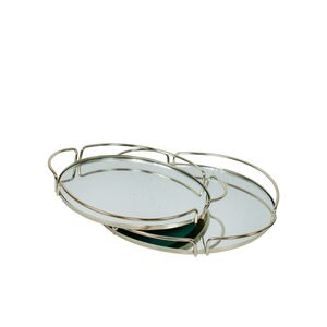 Bandeja Rendondo Prata 2 Pcs