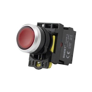 Bloco de Contacto Auxiliar Para Botão 1NF Vermelho-A-01