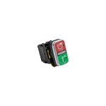 Botoeira de Pressão Dupla Vermelho/Verde 2NC A5-11RD