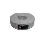 Cabo Coaxial para Antena Parabólica 100 Metros Branco