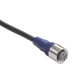 Cabo Sensor, Soquete Reto M12 (fêmea) 4 Pólos Ip67 5 M