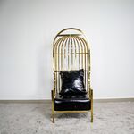 Cadeira Para Casamento Estilo Gaiola Dourada