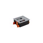 Caixa de Tomada para Embutir Piso 8 Mod+4 Socket-cz-Ne-ad
