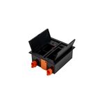 Caixa de Tomada para Embutir Piso 8 Mod+4 Socket-pt-Ne-ad