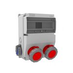 Caixa Distribuição de Tomadas 2(1/16A) + 2(5/32A) IP66 -Bemis