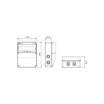 Caixa Distribuição de Tomadas 4(1/16A) + 2(5/32A) IP44-Bemis