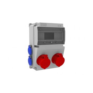 Caixa Distribuição de Tomadas 4(1/16A) + 2(5/32A) IP44-Bemis