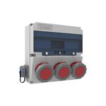 Caixa Distribuição de Tomadas-5/32A. 380V. 3 Pcs. Front – 1/16A -Bemis