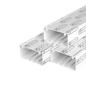 CALHA TECNICA BRANCA 2M (100X50mm)