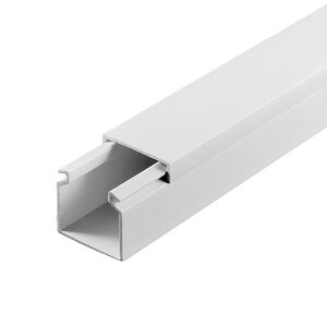 CALHA TECNICA BRANCA 2M (25X25mm)