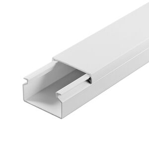 CALHA TECNICA BRANCA 2M (40X25mm)