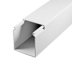 CALHA TECNICA BRANCA 2M (40X40mm)