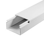 CALHA TECNICA BRANCA 2M (60X60mm)