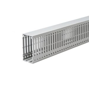 Calha Técnica para Quadros Cinza 2M (40X80mm)