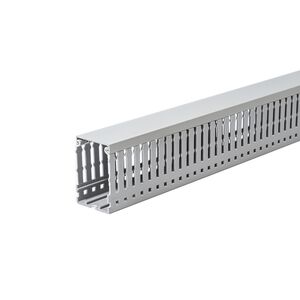 Calha técnica para quadros cinza  2m (60x80mm)
