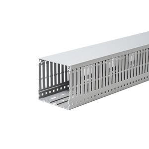 Calha técnica para quadros cinza  2m (80x60mm)