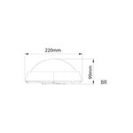 CAND.OLHO DE BOI 8W SMD 40K IP65 LUZ BR
