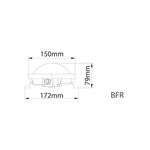 CAND.OLHO DE BOI 9W SMD 40K IP65 LUZ BFR