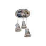 Candeeiro De Teto Infantil 3x E14 60w