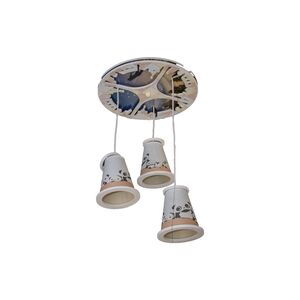 Candeeiro De Teto Infantil 3x E14 60w